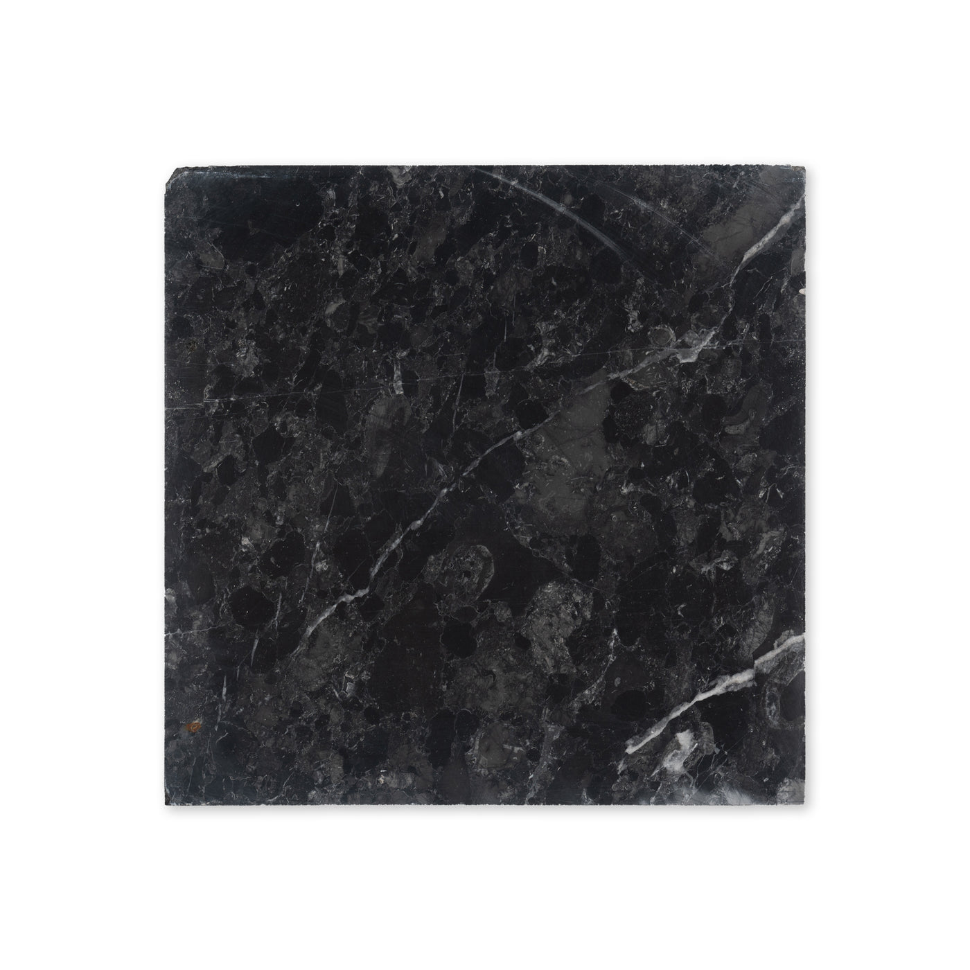 Breccia Nero Tile in Honed Finish - 18x18x1/2"