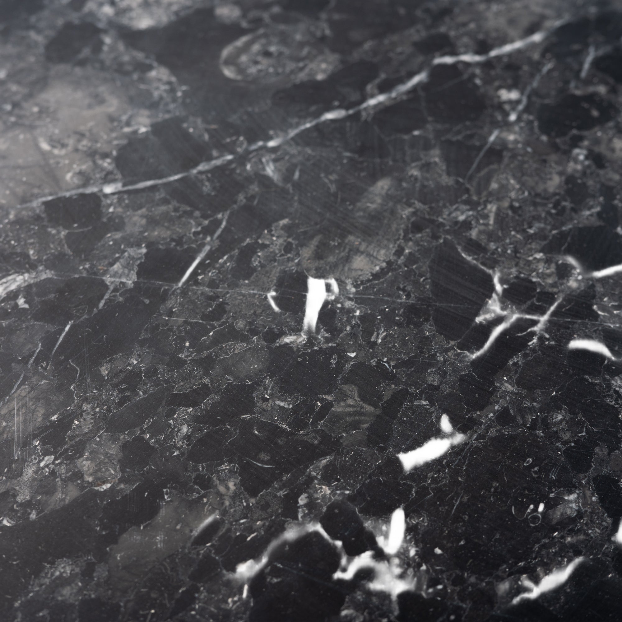 Breccia Nero Tile in Honed Finish - 18x18x1/2"