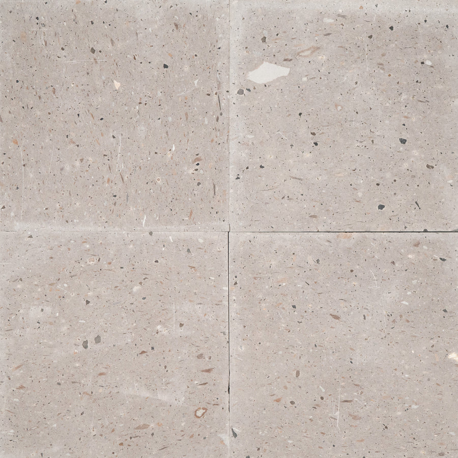 Pecan Adoquin Tile in Honed Finish - 24x24x1"