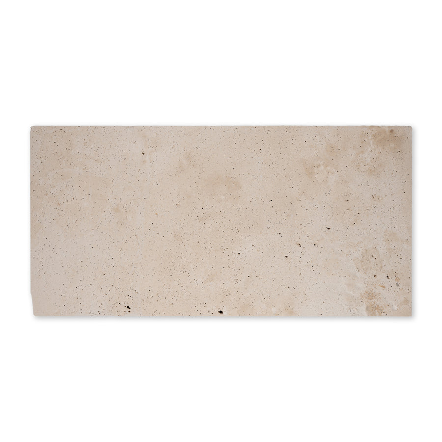 Seville Travertine Tile in Brushed Finish - 18x36x1-1/4"