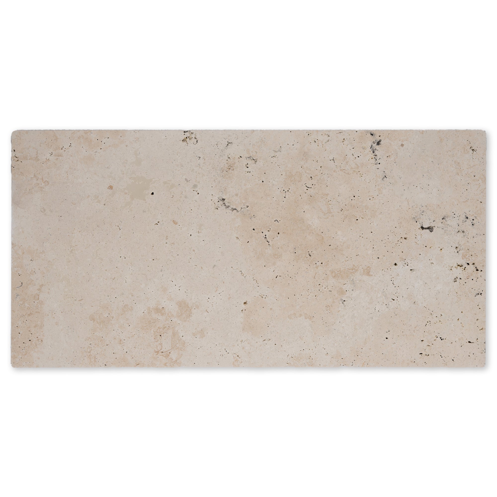 Seville Travertine Tile in Honed Finish - 12x24x3/8"