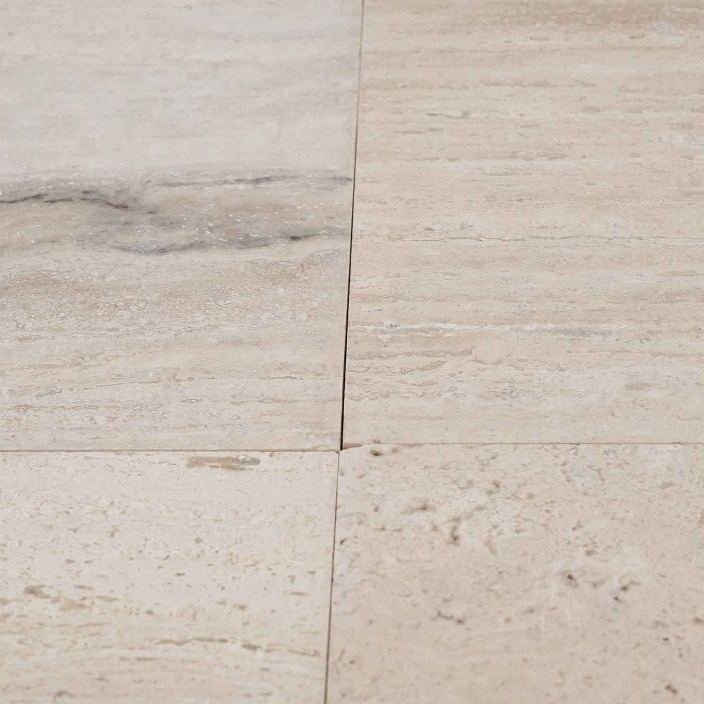 Vintage Vein Cut Travertine Tile in Honed Finish - 12x12x3/8"