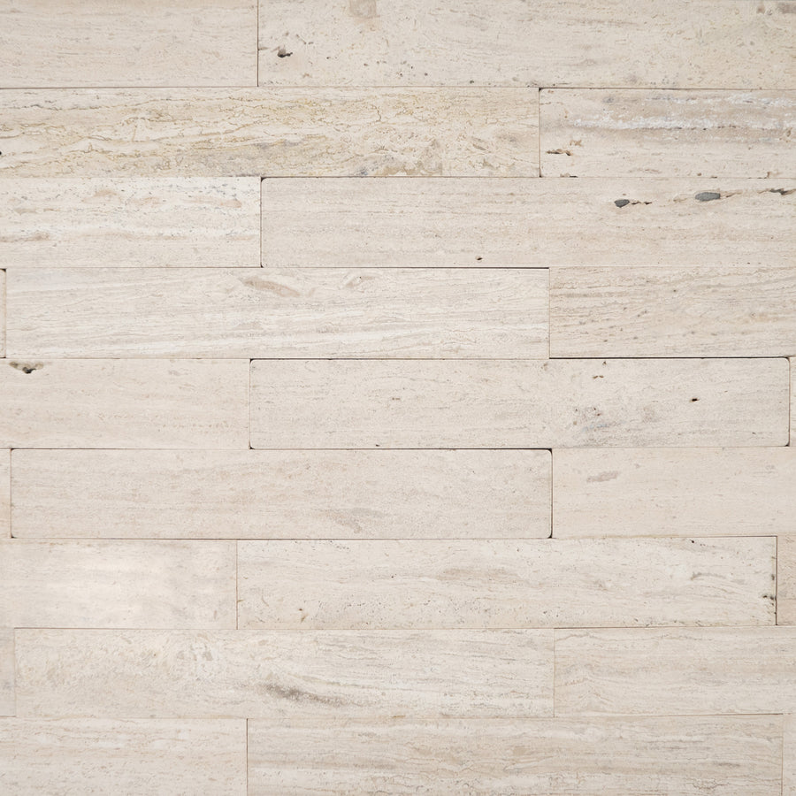 Vintage Vein Cut Travertine Tile in Honed Finish - 4x24x3/8"